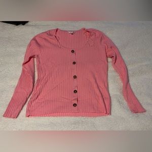 Pink  long leave shirt never worn